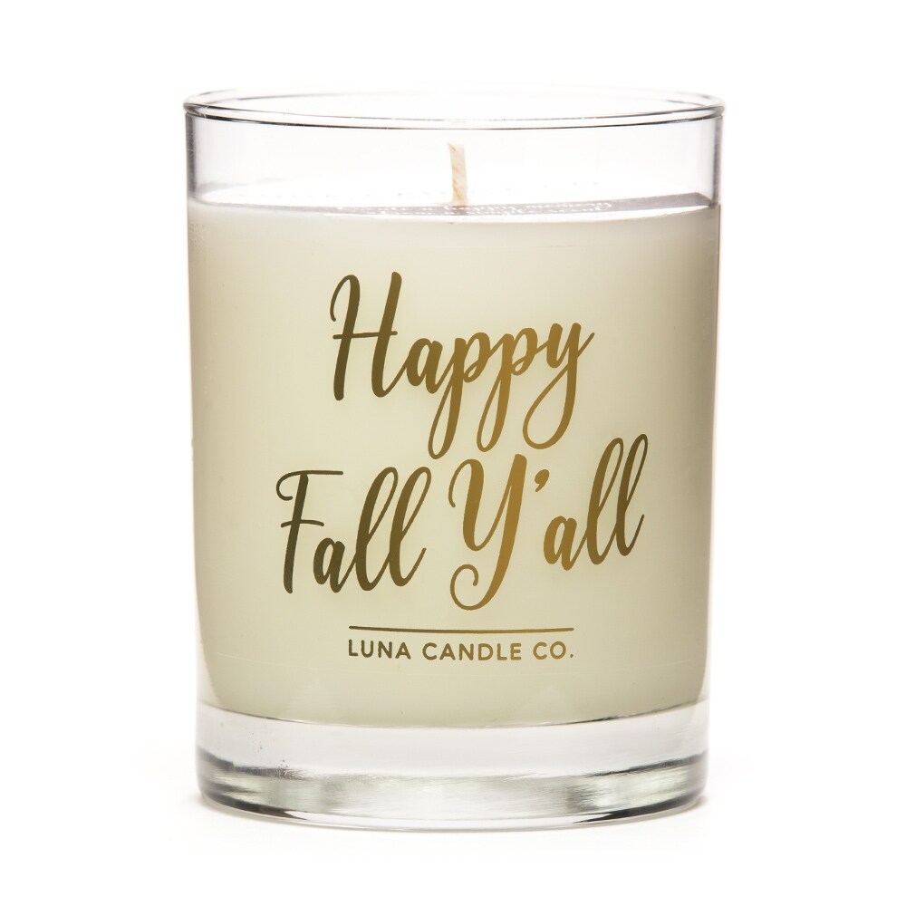 3 candle set Luna Candle Co. 11 Oz "Happy Fall" Scented Luxurious Candles