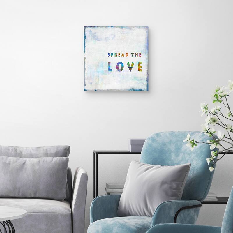 Spread the Love Color by Jamie MacDowell Canvas Art Print