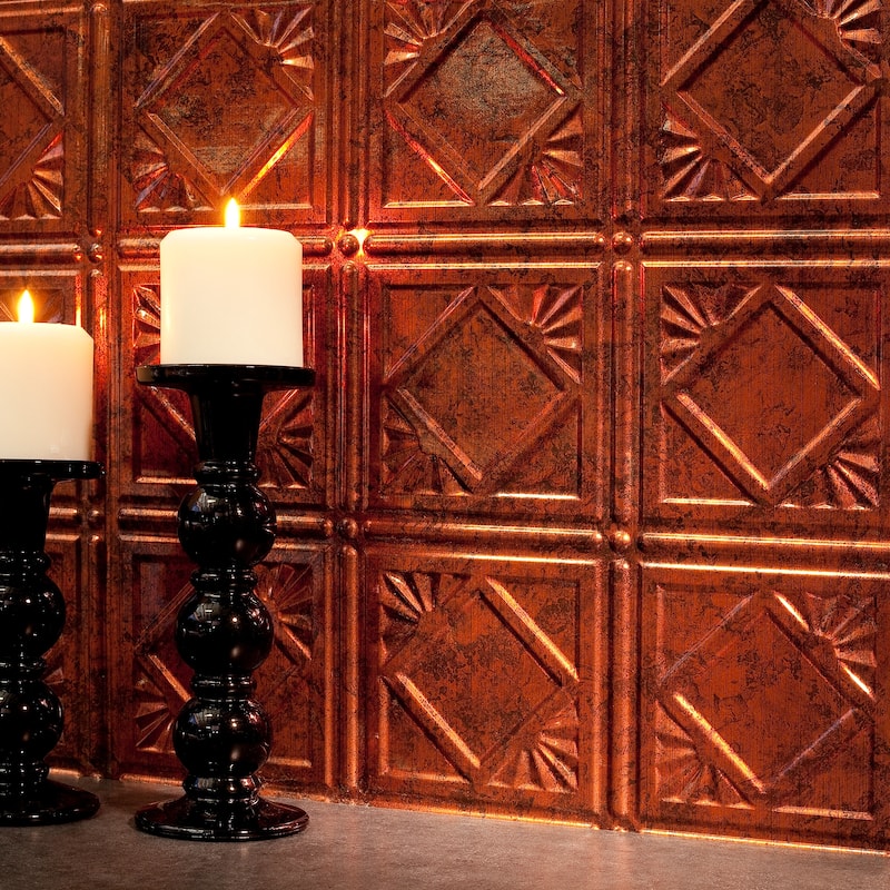 FASÄDE Traditional Style 4 Decorative Vinyl Backsplash Panel