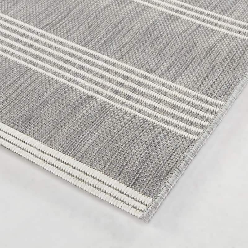 Horton Striped Patio Indoor/Outdoor Area Rug