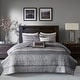 preview thumbnail 1 of 27, Madison Park Rhapsody 6 Piece Reversible Jacquard Quilt Set with Throw Pillows