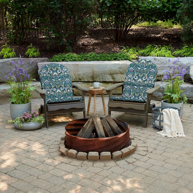 ARDEN Outdoor Foam Adirondack Cushion, Set of 2