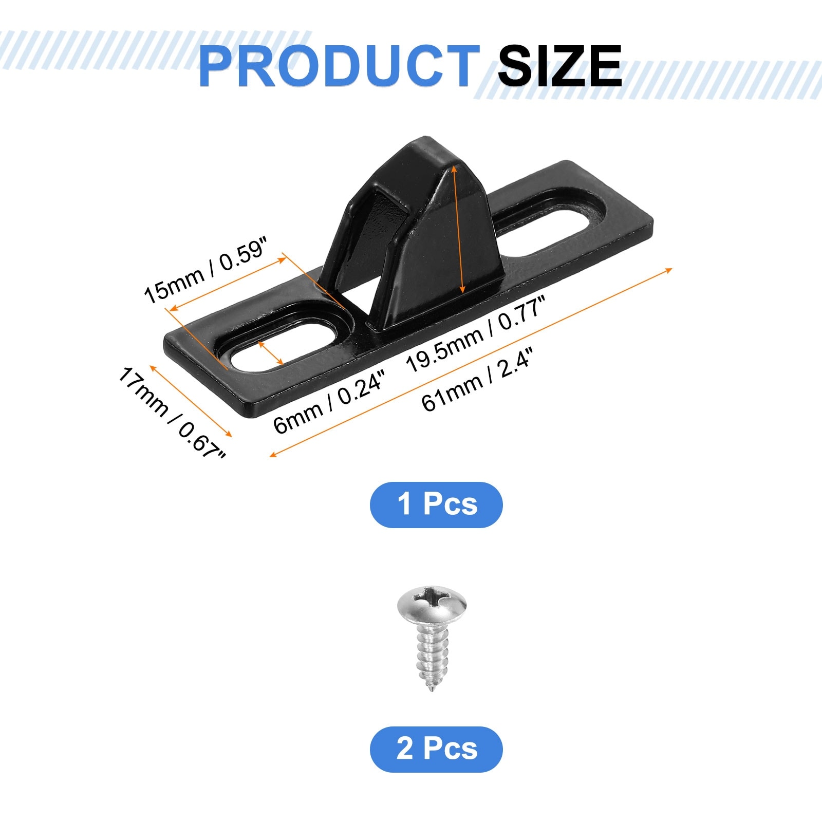 Sliding Door Keeper, 304 Stainless Steel Sliding Door Lock