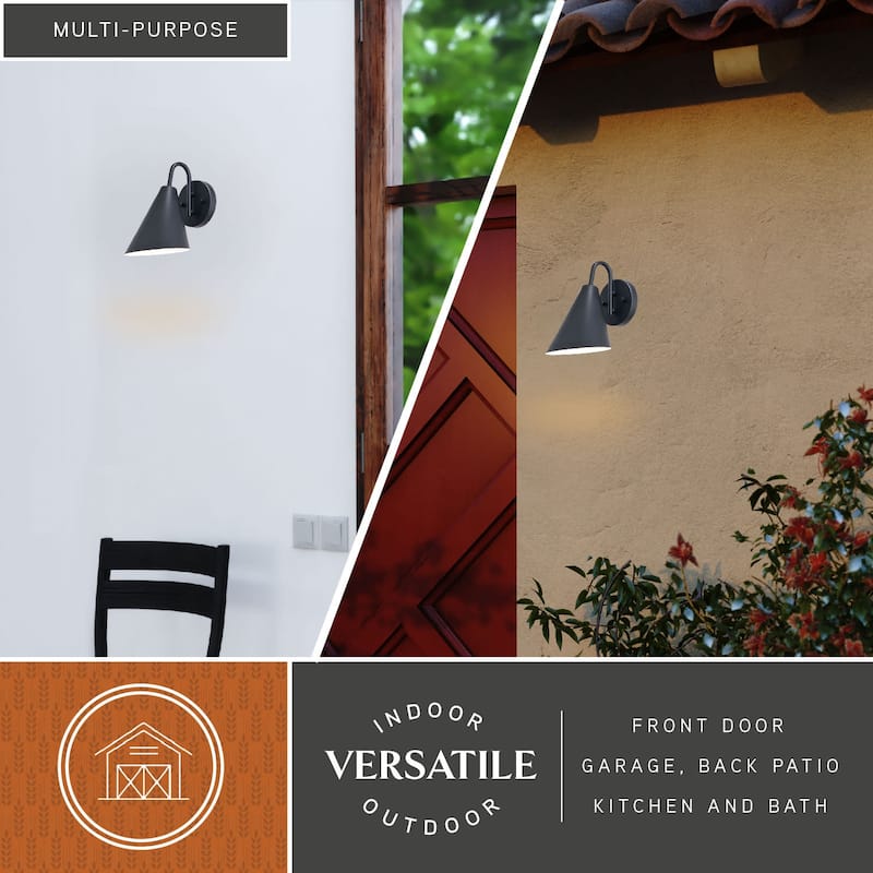 Vaxcel Lighting T0740 Hanson 10" Tall Outdoor Wall Sconce