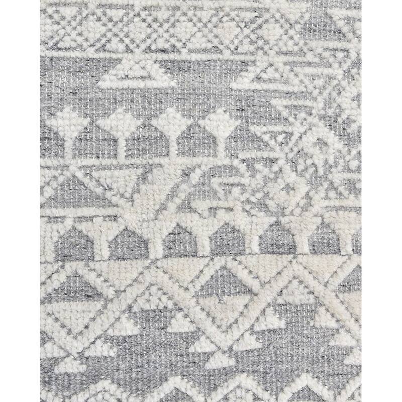 Overton Handmade Modern Contemporary Geometric Area Rug
