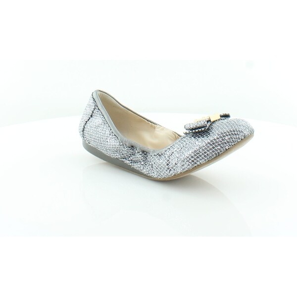 cole haan silver flats