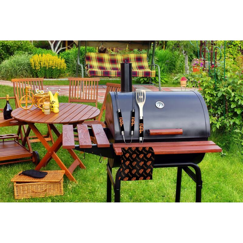 MLB San Francisco Giants 3-Piece BBQ Utensil Set 17.25 6 11 x 18 Inches