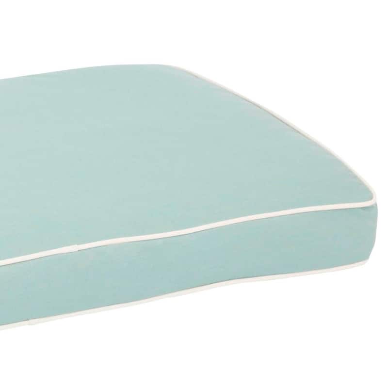 Kokomo Sunbrella Teak Lounge Chair Cushion Set - 23.5" x 23" x 5" - Light Blue