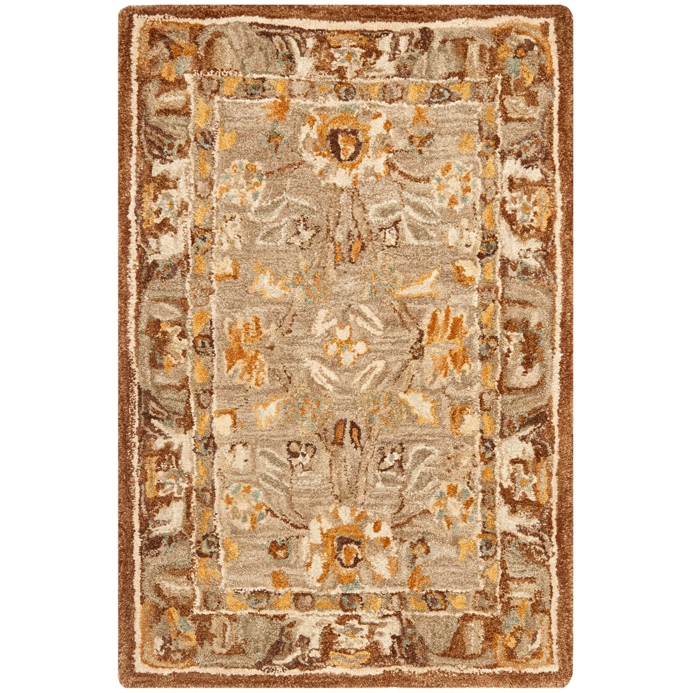 SAFAVIEH Handmade Anatolia Katja Traditional Oriental Hand-spun Wool Rug