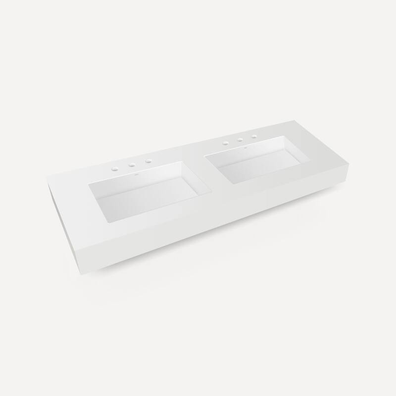 Robern TA60MDO-8CS9 60" Quartz Vanity Top - Pairs with Craft Series - Matte White - Matte