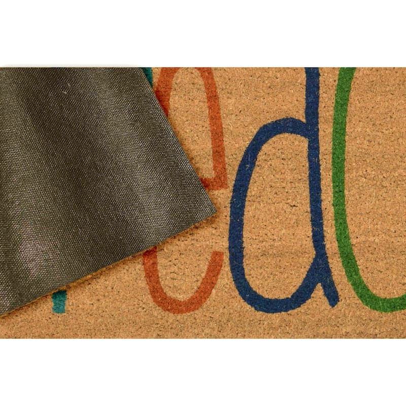 Liora Manne Natura Peace Outdoor Mat Natural 24"x36"