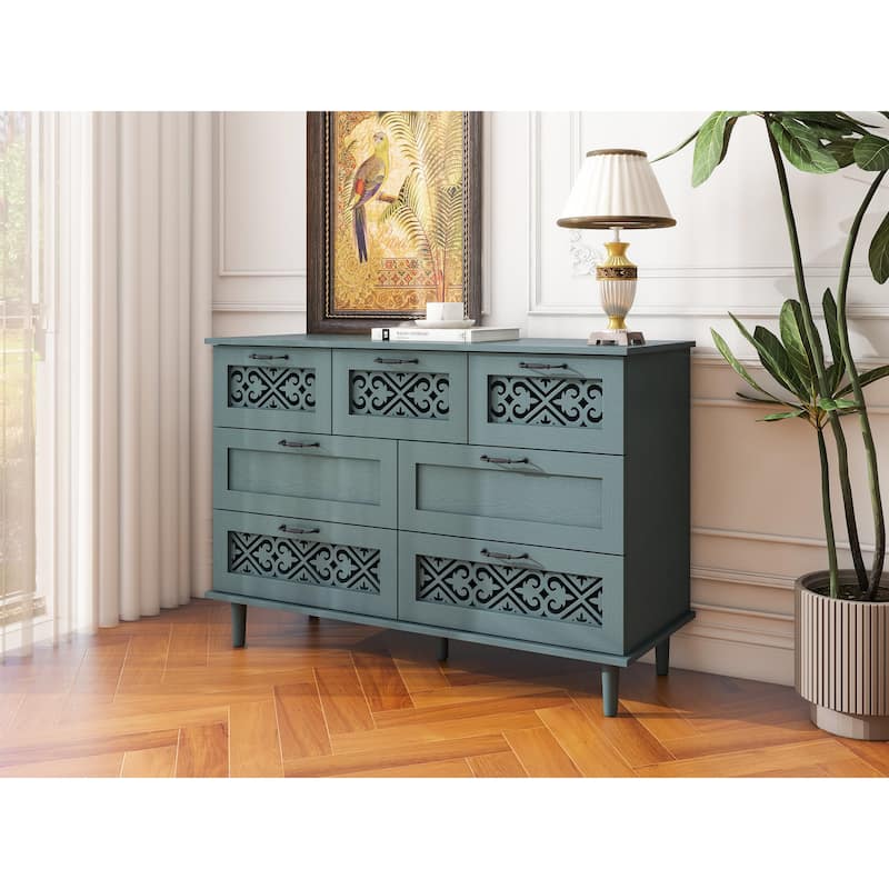 7 Drawer Cabinet American Furniture