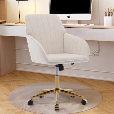 Modern Upholstered Swivel Office Chair