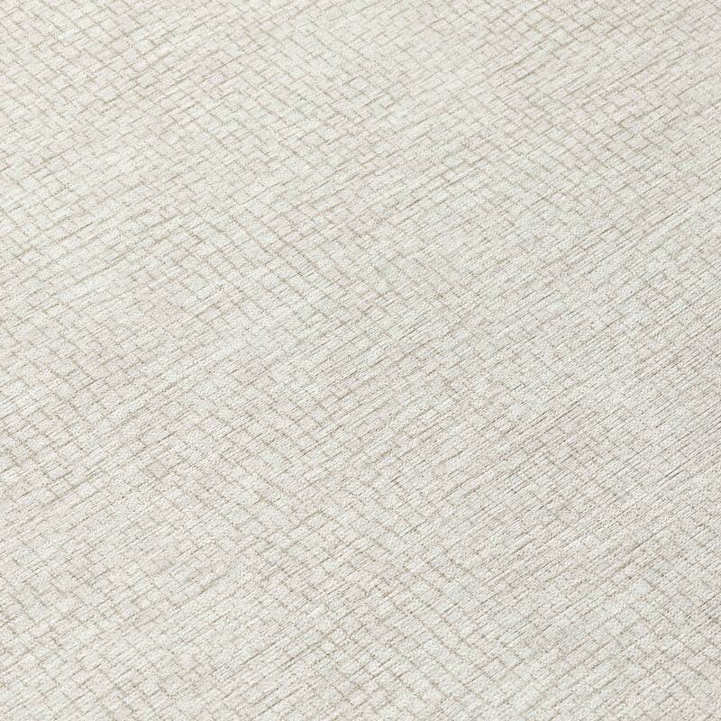Machine Washable Indoor/ Outdoor Solid Causal Chantille Rug