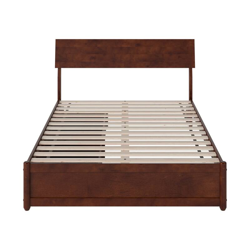 Norla Wood Platform Bed with Storage Drawers