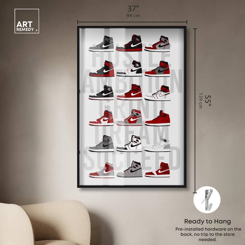 Ambition Grind Sneakers Shadowbox by Art Remedy