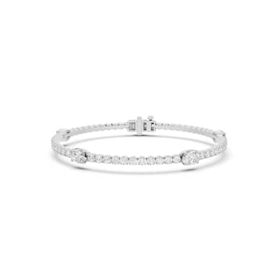 Auriya 14K Gold Lab Grown Fashion Bracelet 5 ct. tw. (F-G VS)
