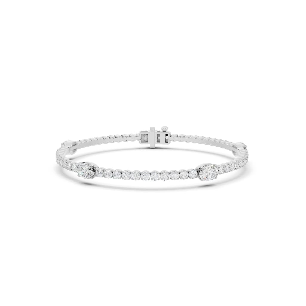 Auriya 14K Gold Lab Grown Fashion Bracelet 5 ct. tw. (F-G VS)