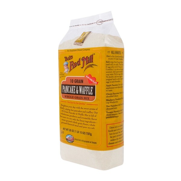 Bob's Red Mill 10 Grain Pancake and Waffle Mix - 26 oz - Case of 4