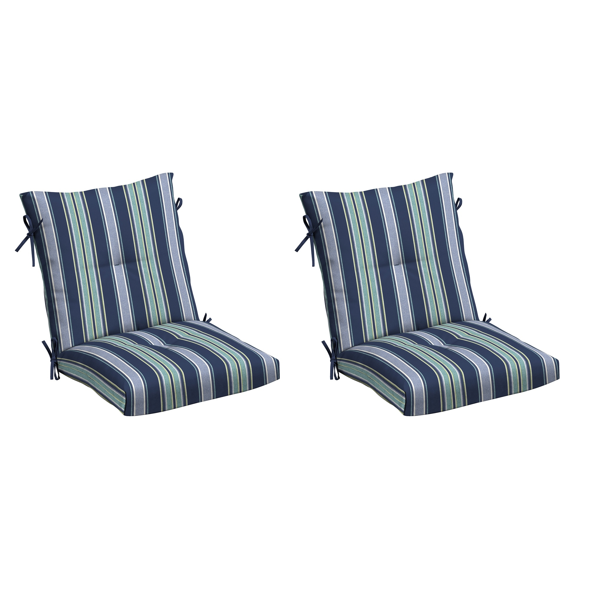 ARDEN Plush Modern Tufted Polyfill Dining Chair Cushion, Set of 2
