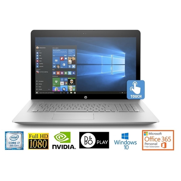 HP Envy 17 Core i7-8850U 16GB 17.3" FHD Touch WLED NVIDIA 4GB Office 365 Laptop (Certified Refurbished)