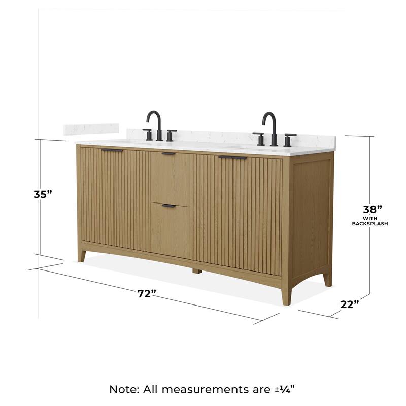 Wyndham Collection WCF9191-72D-VCA-US3MXX Palmilla 72" Free Standing