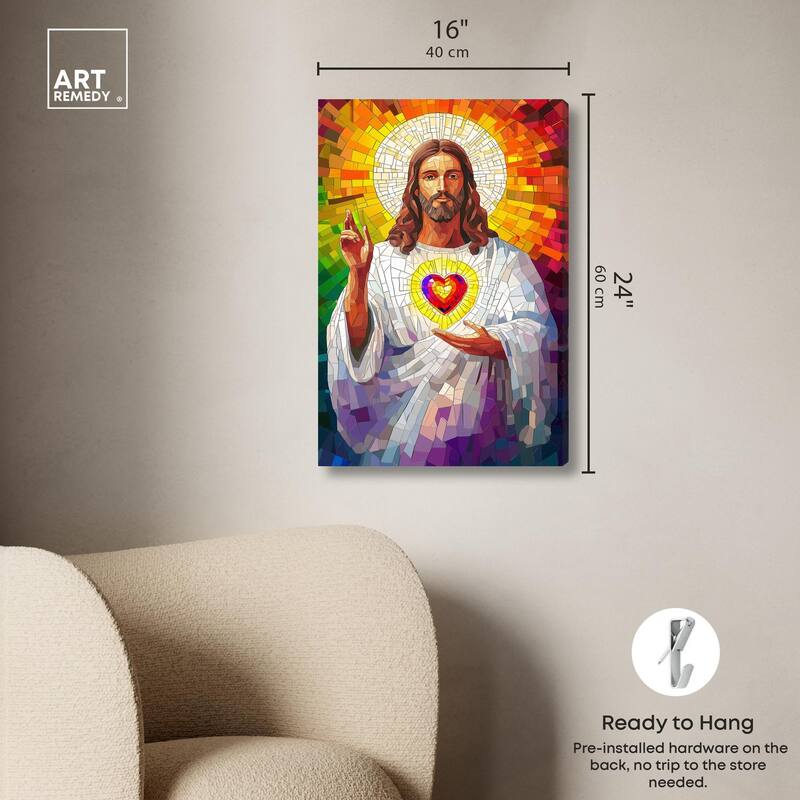 Blocks of Benediction I Canvas by Art Remedy, Gallery Wrapped