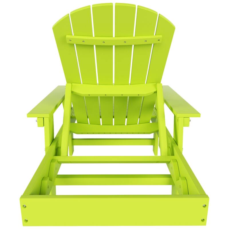 Polytrends Altura Poly Eco-Friendly All Weather Reclining Chaise Lounge with Arms & Side Table (3 Piece Set)