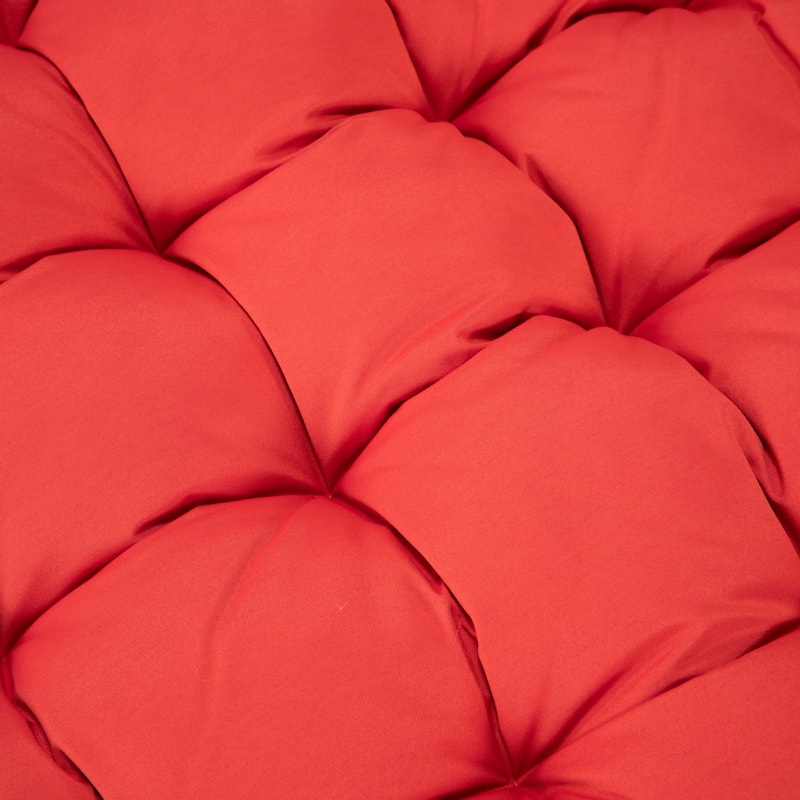 Egg Swing Chair Cushion Durable Weather Resistant Polyester Fits 2 People by LeisureMod