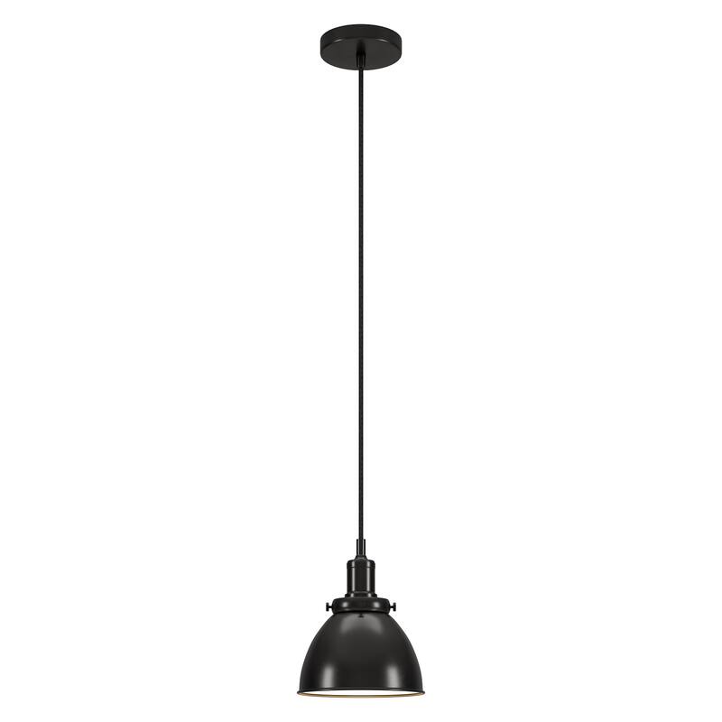 Madison 8" Wide Pendant with Metal Shade