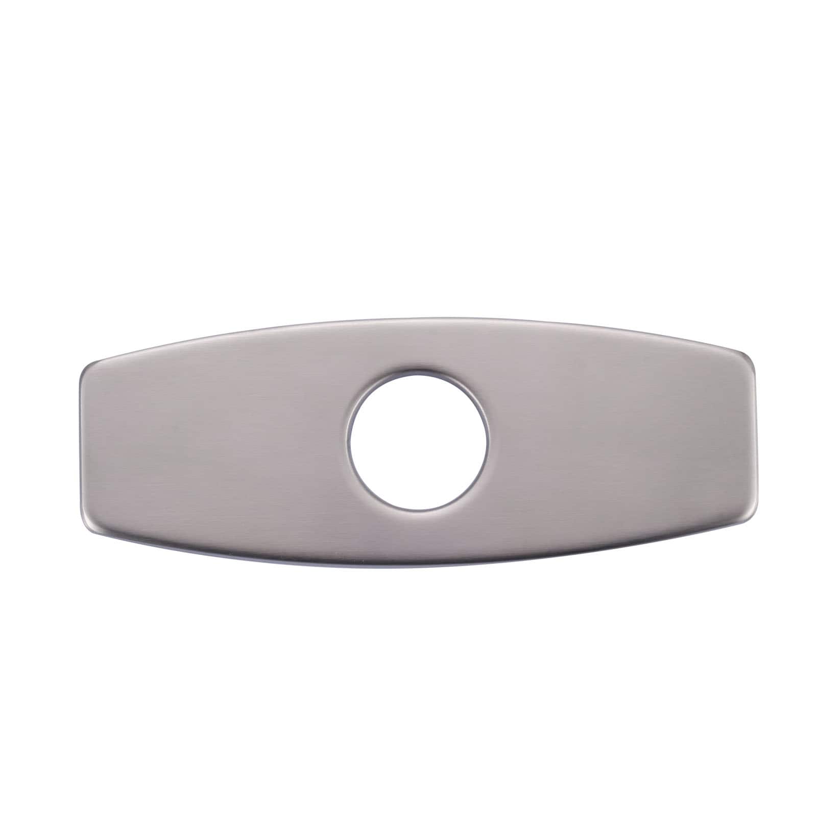 WOWOW Stainless Faucet Deck Plate, Fits 1 to 3 Hole Sinks, 5 Finishes