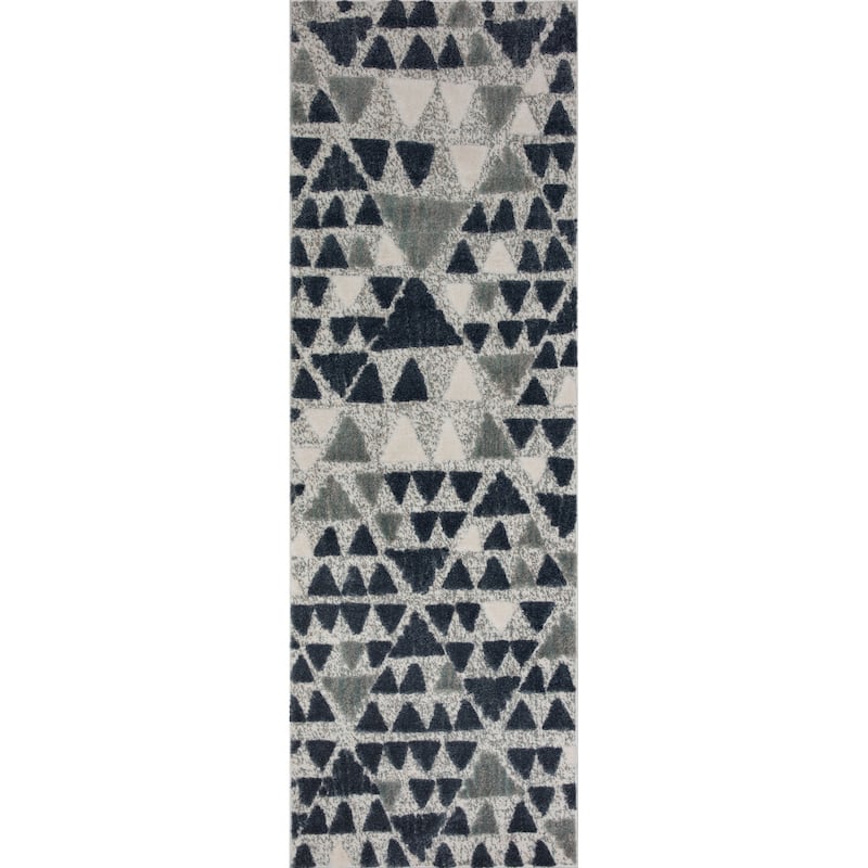 Alexander Home Vail Mid-century Modern Geometric Diamonds Area Rug