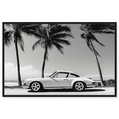 Analog Vintage Car Canvas by Art Remedy