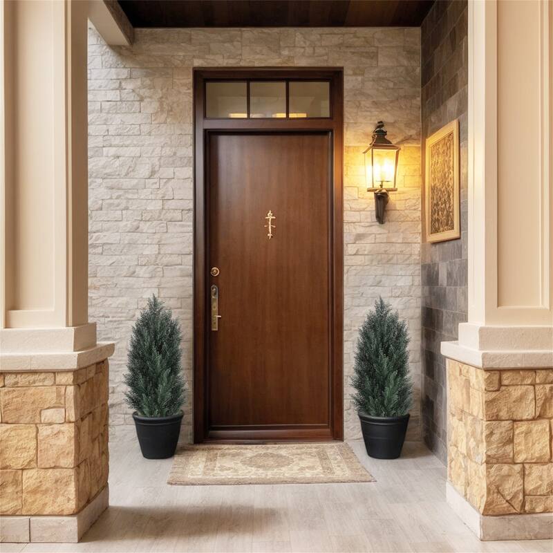 2-Pack 2.95FT Artificial Pine Trees