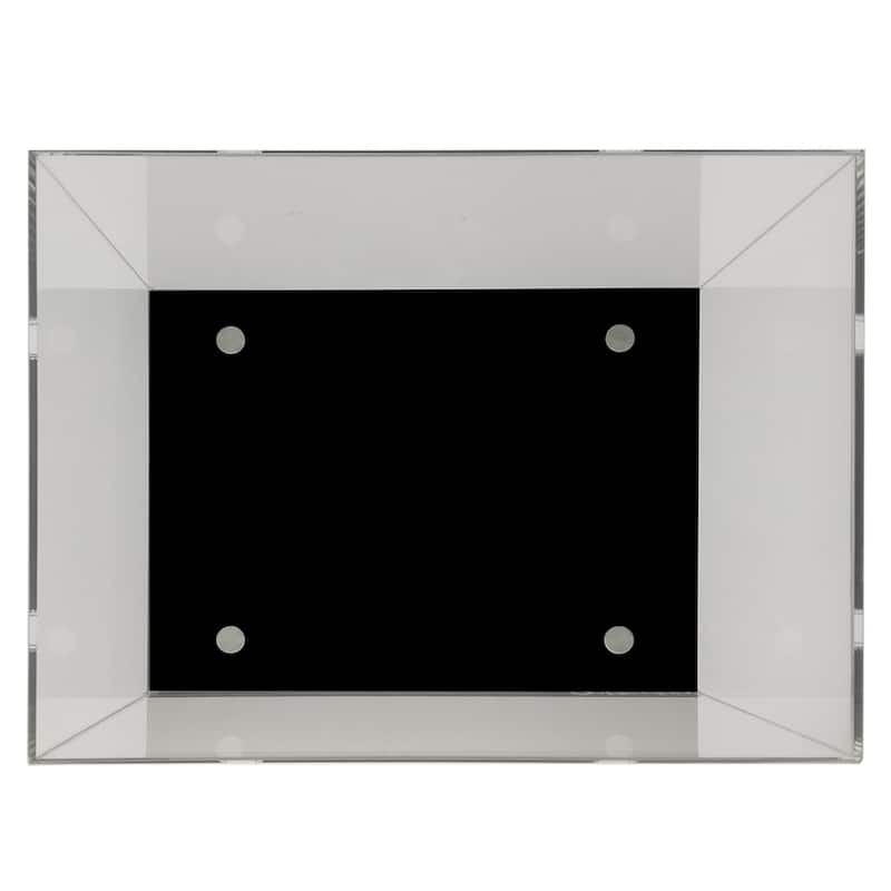 OnDisplay Deluxe Acrylic UV-Protected Baseball Hat/Helmet Display Case - Black Base