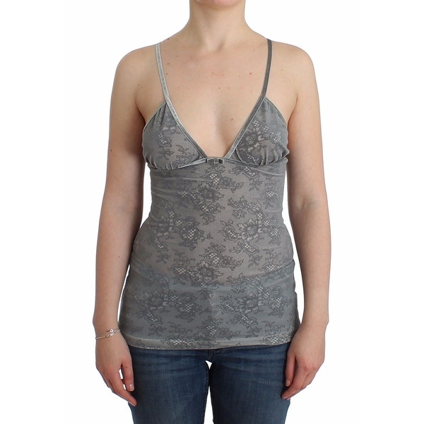 gray lace camisole