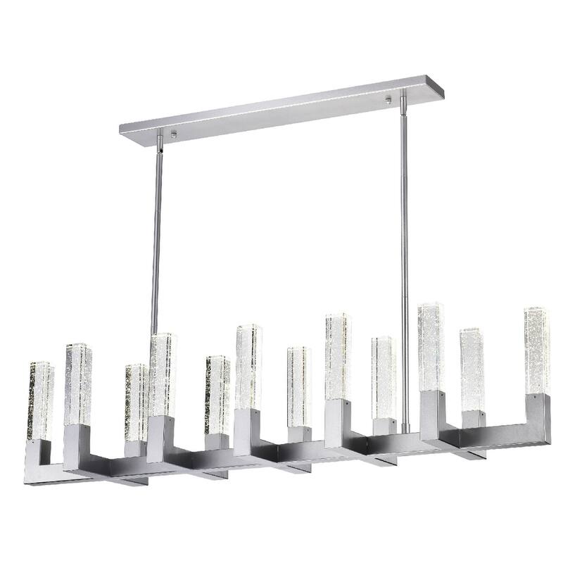 Crystal Dianyi Dimmable LED Chrome Chandelier