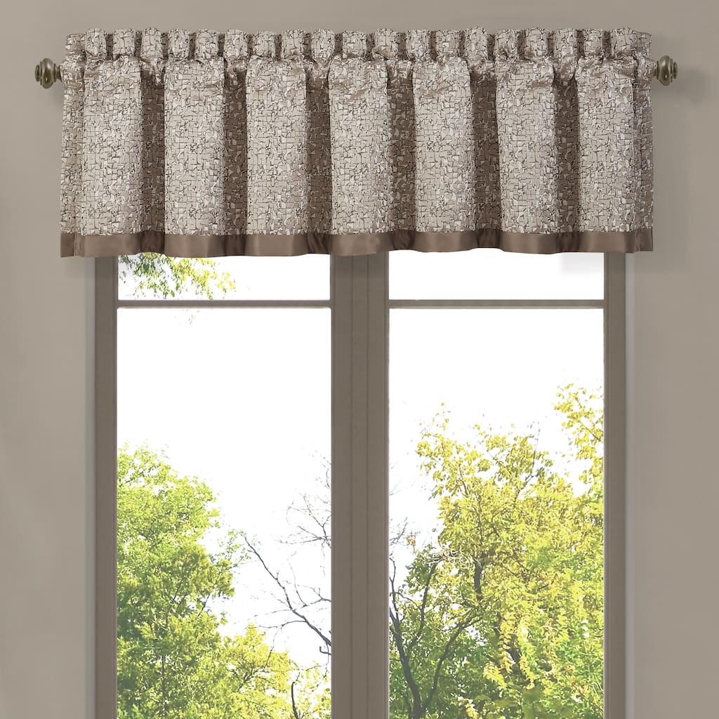 J. Queen New York Cracked Window Straight Valance