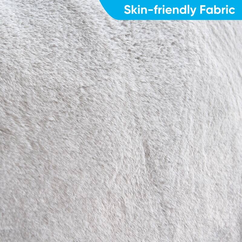 MIxoy Oversized Modern Bean Bag Chair with Ottoman,Lazy Sofa with Armrest