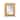 French D' Amboise Collection of Gold Petite Mirrors- Rectangular - 10H X 8W X 1D