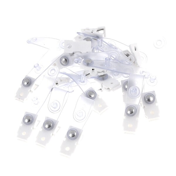 Shop Unique Bargains 18 Pcs Plastic Retractable Badge Clip