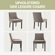 preview thumbnail 21 of 55, RENEWLINE Mid-Century Modern Corduroy Upholstered Dining Chairs with Solid Wood Legs
