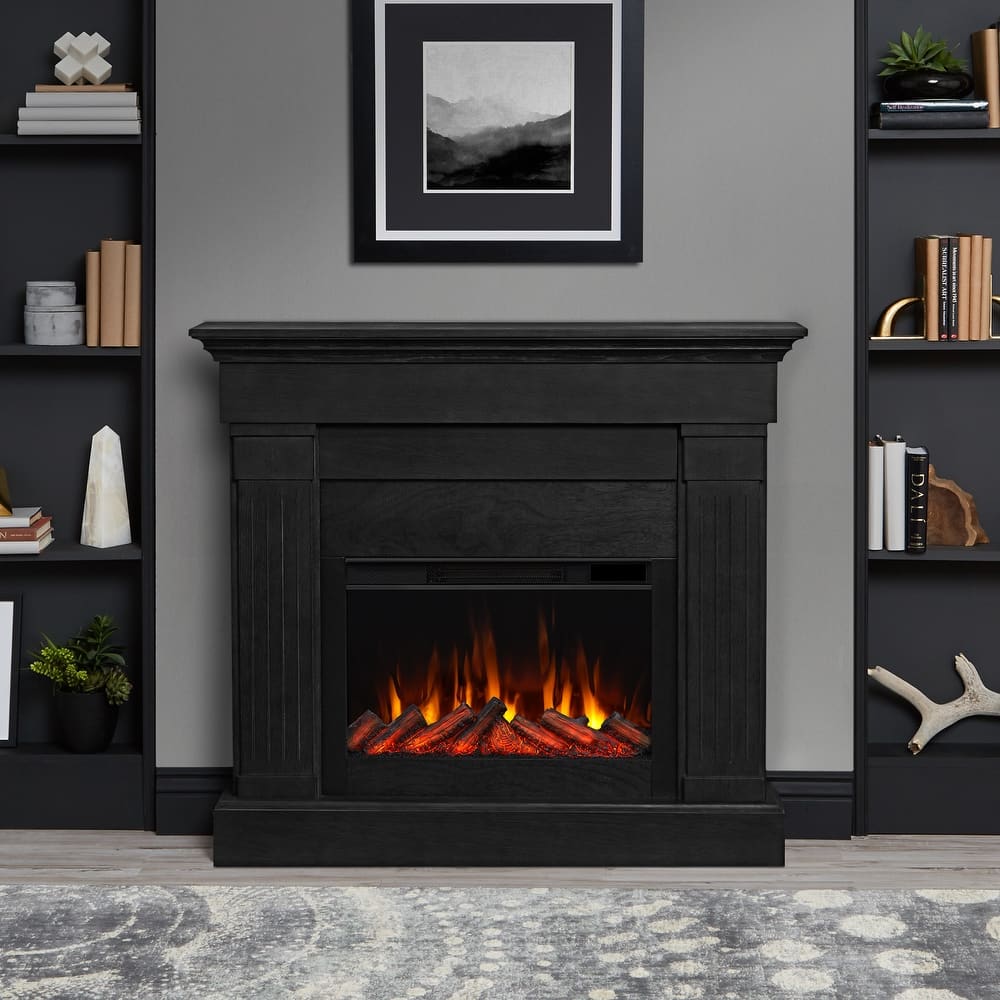 Crawford 48" Slim Electric Fireplace by Real Flame
