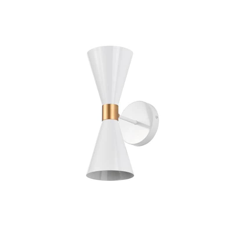 Smithy 7 Inch Matte Finish Adjustable Arm Wall Sconces (Color Optional)