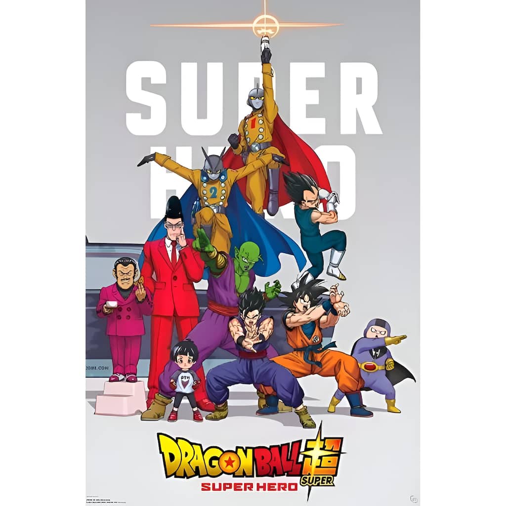Dragon Ball Super - Super Hero Art Poster - 24 x 36 Inch