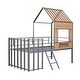 preview thumbnail 5 of 46, Playhouse Design Twin Size House Bed Kids Bed