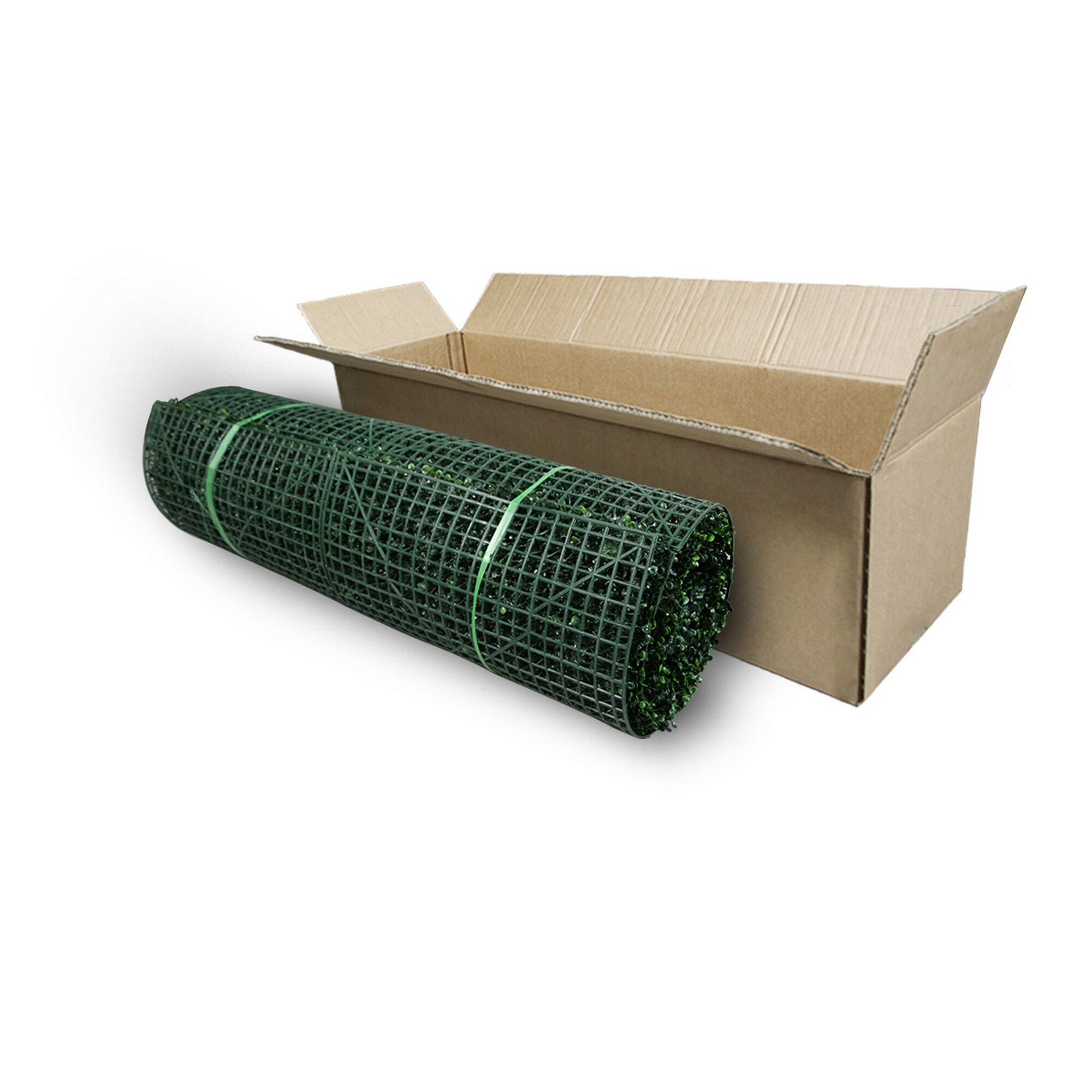 40 in x 120 in Artificial Boxwood Roll Panels for Outdoor Use - 1 Roll