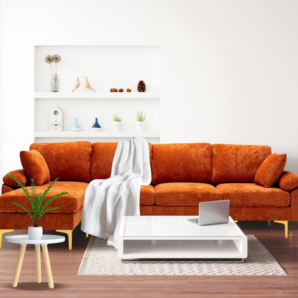 Kata 115" Sectional Sofa with Ottman