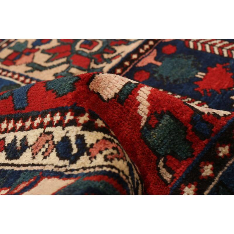 ECARPETGALLERY Hand-knotted Kayseri Vintage Red Wool Rug - 4'6 x 7'7