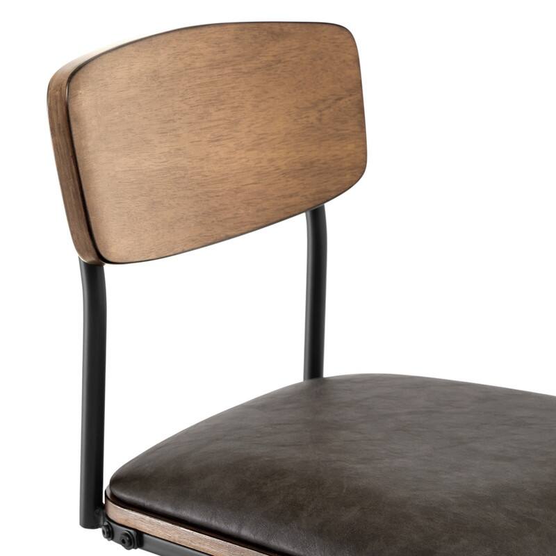 Spruce & Spring Claire Swivel Counter Height Bar Stool Set